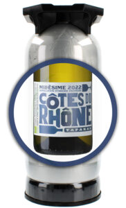Taparas CotesduRhone KeyKeg Blanc